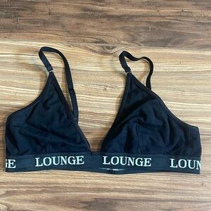Lounge Underwear black bralette